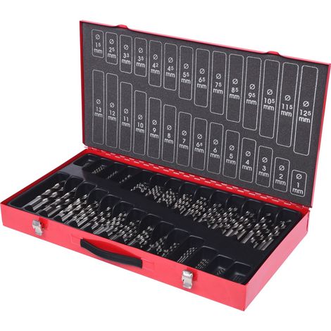 KS TOOLS HSS-G set punte elicoidali 230 pz. 1-13 mm - 330.2650 (1/4)