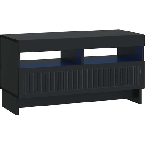 vidaXL Mobile TV LED Nero Legno ingegnerizzato (1/5)