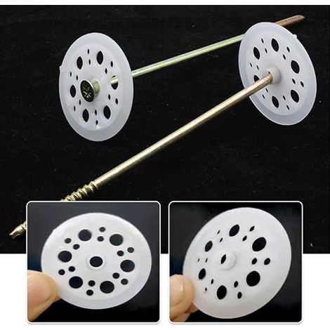 46mm Plastic Washers Polypropylene Foam Washers for Fixing and Supporting Foam Insulation Panels (1/4)