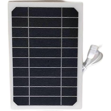 Panneau solaire monocristallin 5 V avec sortie USB, chargeur portable pour téléphone portable, idéal pour les activités de plein air comme le camping et l'escalade (4 W). (1/5)