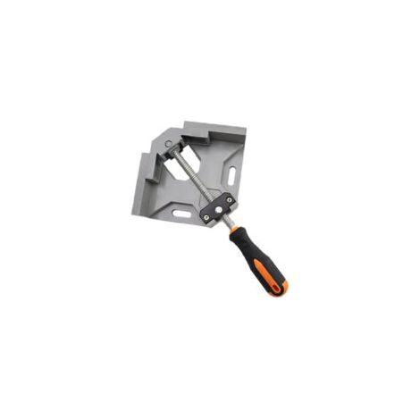 Pince de Soudage d'Angle 90° en Alliage d'Aluminium - Serre-Joint d'Angle avec Mâchoire Pivotante (Gris) - Crezuo (1/4)