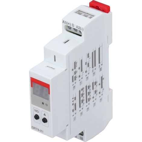 Minuterie Numérique Haute Précision avec Affichage LED Rouge, 12V‑240V AC/DC, ABS Ignifuge (1/5)
