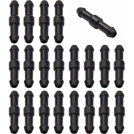 20 Pcs Hose Connectors, Straight Windshield Washer Hose Fitting Tube Connector