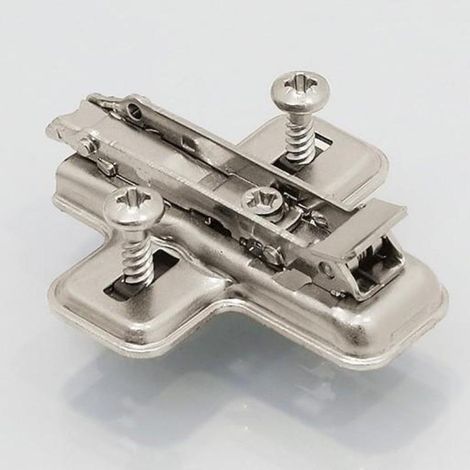 SALICE base avion chapa h3 md05 bav4m39f , Base DOMI avión modelo BAV4M taco d5mm. Premontado.Regulación frontal y vertical mediante excéntricaAltura: H3&lt