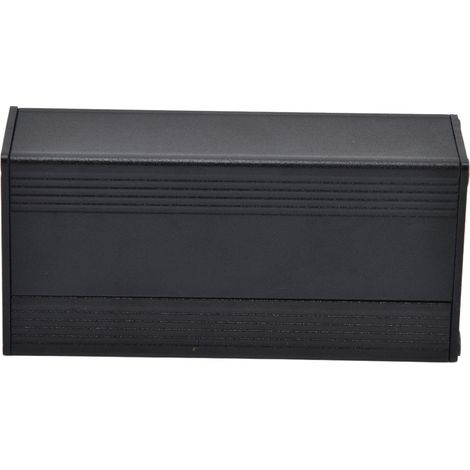 Boîtier aluminium 6063-T5 noir mat 25x40x80mm DIY coffret électronique coffret circuit imprimé protection dissipation 2 boîtiers 2 plaques 8 vis (1/5)