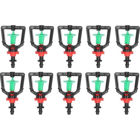 10 Ensembles rotatifs de Type G Micro buse Plantes arrosage arroseur réfraction buse de pulvérisation pour Serre (1/5)