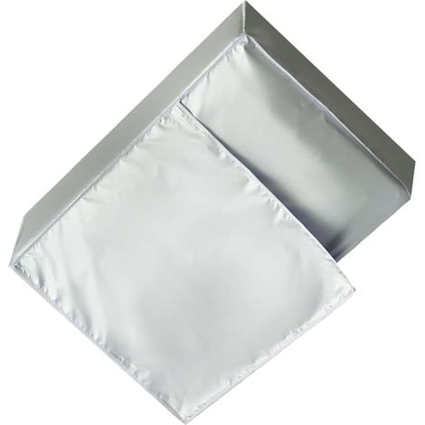 Housse de Climatiseur Extérieure en Polyester Imperméable Ventilation en Maille Vacances, Protection Anti-poussière et Anti-uv pour Unité Centrale (1/5)
