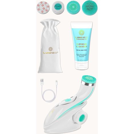 Lumineo Brush Pro : Brosse à dents sonique 4 têtes + gel