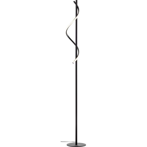 Brilliant Lampe Eunice LED Standleuchte 1,5m schwarz matt Metall/Kunststoff schwarz 16 W LED integriert