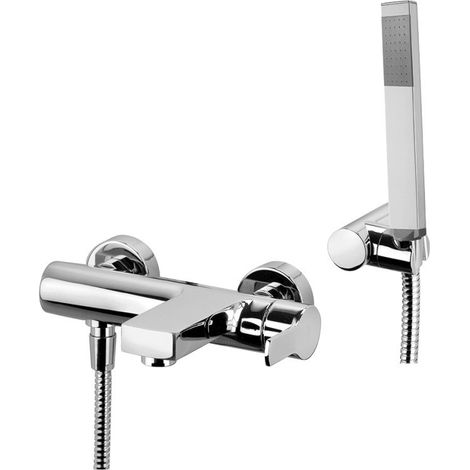 Paffoni West Serie Externe Wannenbatterie WS026CR  Verchromt - Messing