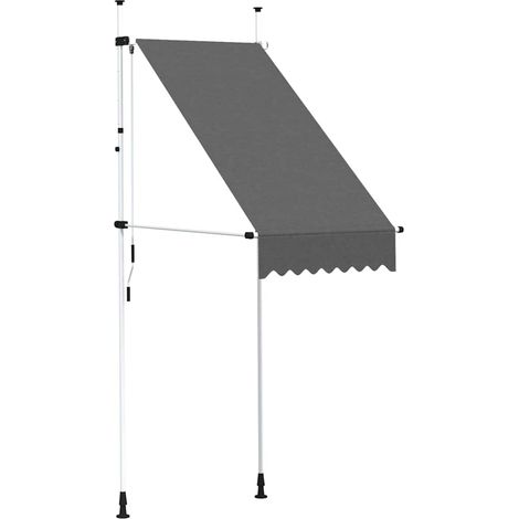 Maison Exclusive - Tenda da Sole Retrattile Manuale 100 cm Antracite