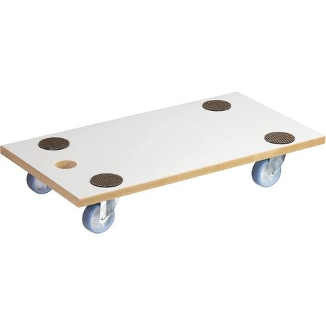 WAGNER Carrello da trasporto MM 1318 I 57,5 x 30 cm I delicato sul pavimento I cuscinetti antiscivolo - per carichi pesanti su pavimenti sensibili I portata 200 kg I facile da pulire - 20131801 (1/4)