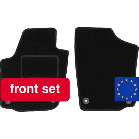 Tapis de sol de voiture, fibre synthétique, design antidérapant, compatible avec Skoda Rapid, compatible avec la berline Spaceback, protection durable (1/5)