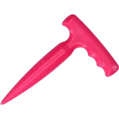 Outil portable en plastique pour la transplantation et la plantation de semis - Rose (1/5)