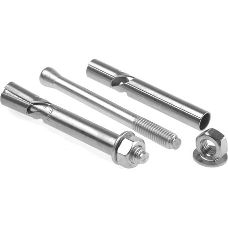 Kit de fixations RS PRO, en Acier Inoxydable, 10mm x 75mm ( Prix pour Paquet de 10 )