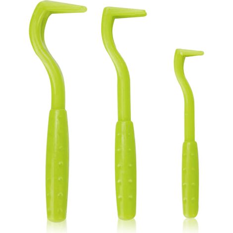 Outil pour retirer les tiques, tire-tiques indolore pour chiens, chats et humains, kit de 3 outils verts