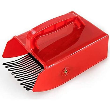 (rouge, 24 X 14 Cm) Peigne  Myrtilles Et Mres, Cueilleur De Baies Avec Peigne En Mtal (1/4)
