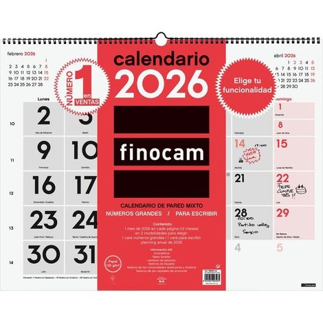 CAL.FIN. PARED MES XL 590x420