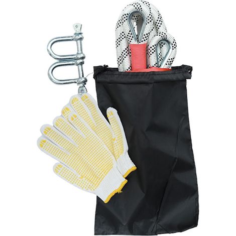 Corde de récupération - Corde de remorquage en Nylon de 10 m - Corde de Traction - Corde de treuil - Corde de remorquage Tout-Terrain - Corde d'aide d'urgence - Corde de Tension en Nylon - Sangle de (1/5)