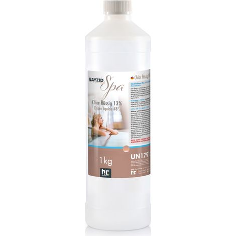 1 kg BAYZID® SPA Chlor flüssig für Whirlpools & Planschbecken