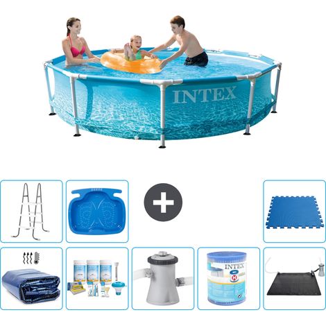 Intex Piscine Tubulaire Ronde - 305x76 cm - 9-pièces S41319 (1/5)