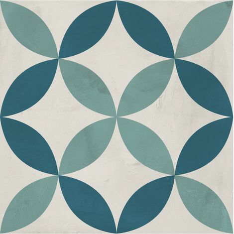 Carrelage sol / mur effet ciment vieilli 20x20 cm TERRA ART ASTRO O.C (vendu par boite de 1,20m2) (1/2)