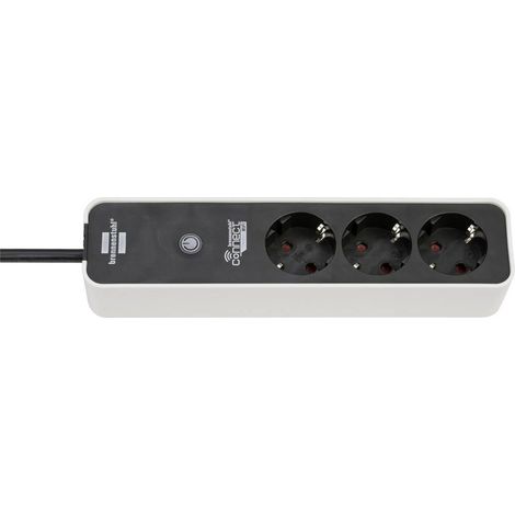Brennenstuhl 1153230621 Multipresa Nero, Bianco Schuko 1 pz. (1/5)