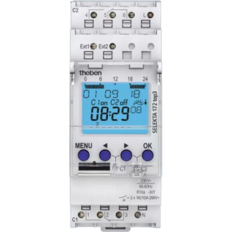 SELEKTA 172 top3 - Horloge astronomique modulaire 2 canaux