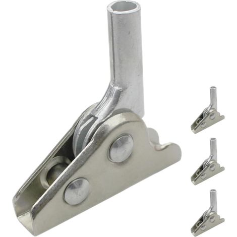 4 Pièces Charnières pour Chaise Pliante Réglables Acier Robuste Support Pliable Multi-Angle pour Tabouret et Fauteuil de Plage Lot (1/5)