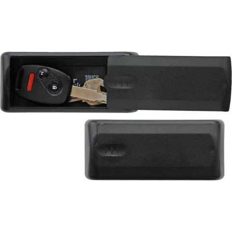 Master Lock – Boîte à clés magnétique 75x40mm – Plastique anti-rouille – Aimant puissant pour fixation sous véhicules – Cachette discrète pour clés de voiture (1/7)