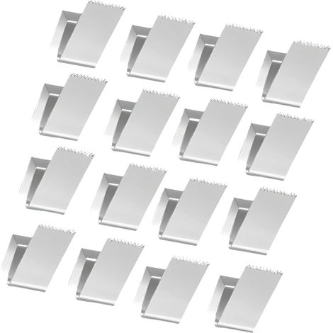 Lot de 16 clips de fenêtre amovibles pour panneaux de protection de fenêtre (1/4)