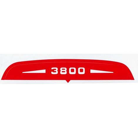 aufkleber sticker 3800 rot und weiß luftfilterhaube für solex