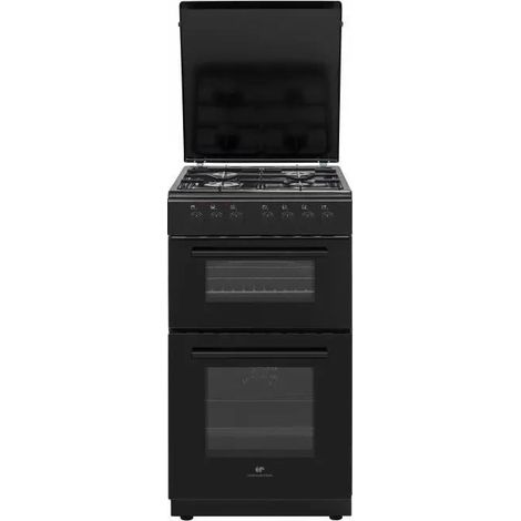 Continental Edison CECDF5060B3 Gasherd schwarz 4 Brenner