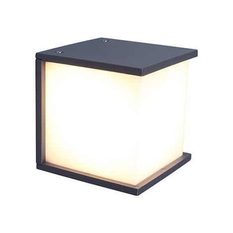Applique murale extérieure Cube anthracite E27 Lutec (1/3)