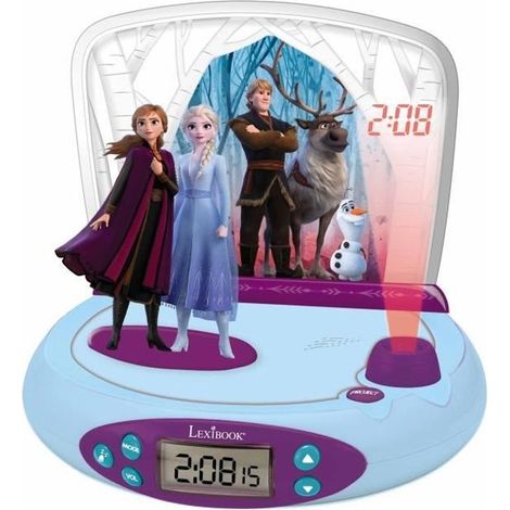 Radio reveil Lexibook Projecteur Disney Frozen 2 (1/3)