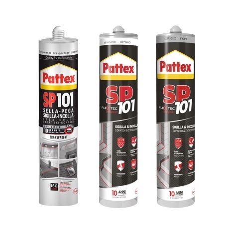 Silicone Sigillante Polimero Pattex Sp101 Bianco 280 Ml