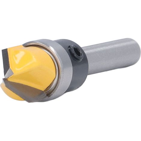 Fraise à affleurer en acier haute dureté 45 avec revêtement PTFE, pour tiroirs, lame en V 6 x 1/2 (1/5)