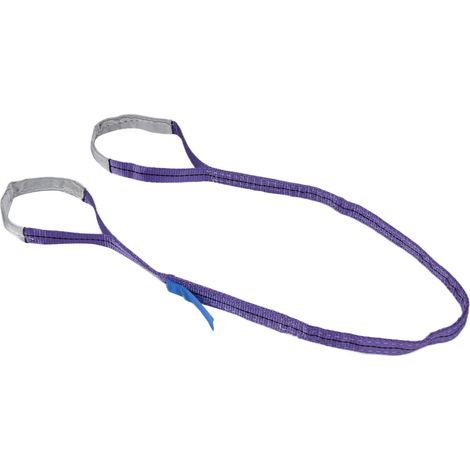 Sangle de levage plate en PES épais 1T, accessoire de transport, 4 mètres