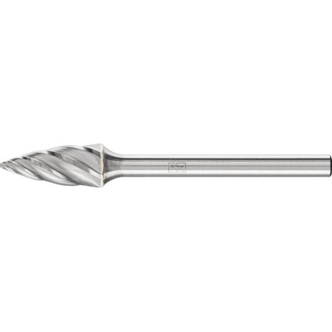 PFERD TOOLS Hartmetall Hochleistungsfrässtift ALU Spitzbogen SPG Ø 06x13mm Schaft-Ø 3mm für Alu/NE Metalle (1/4)