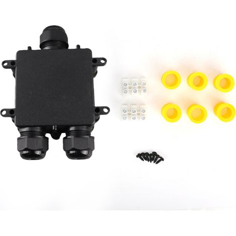 Boîtier de dérivation étanche IP68 en plastique M686 pour câble extérieur boîtier électrique 3 voies type Y (1/5)