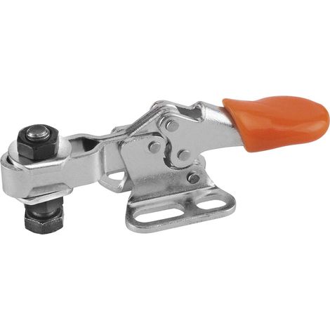 KIPP Mini-Waagrechtspanner Type K0069 horizontal mit waagrechtem Fuß