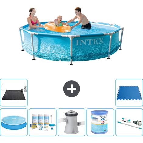 Intex Piscina con struttura Rotonda - 305x76 cm - 7-pezzi S41339 (1/3)