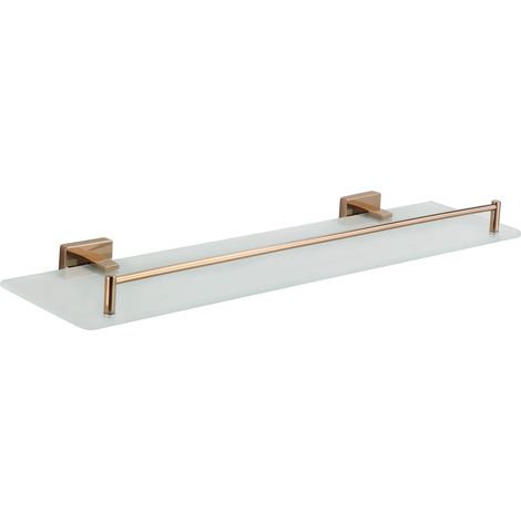 Mexen Arno estante colgante de vidrio, oro rosado - 7020737-60 (1/2)