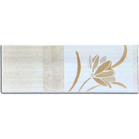 Listello in ceramica Bimba Beige 7x20 cm (1/2)