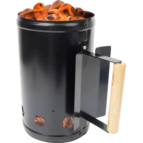 [JAMAIS UTILISÉ]Allumeur de cheminée à charbon de bois barillet pilote noir