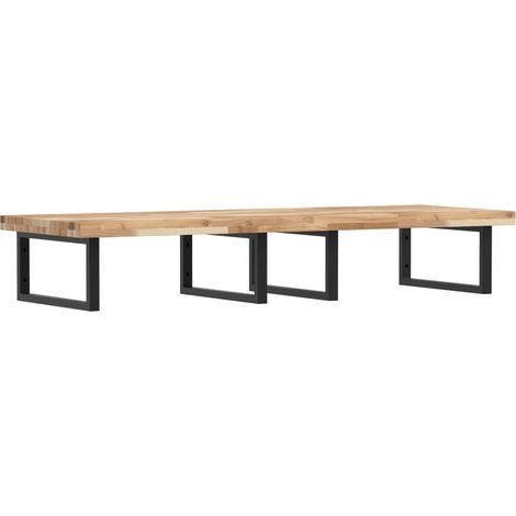 Maison Exclusive - Waschbeckenregal Wandmontage Stahl und Akazien