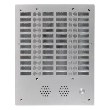 Plaque a.v alu 6mm 4r 48bp - URMET 7774/48 (1/2)