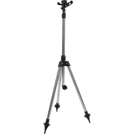 Kit d'arrosage automatique pour pelouse avec arroseur à bascule à 4 points de filetage externe et trépied. (1/5)