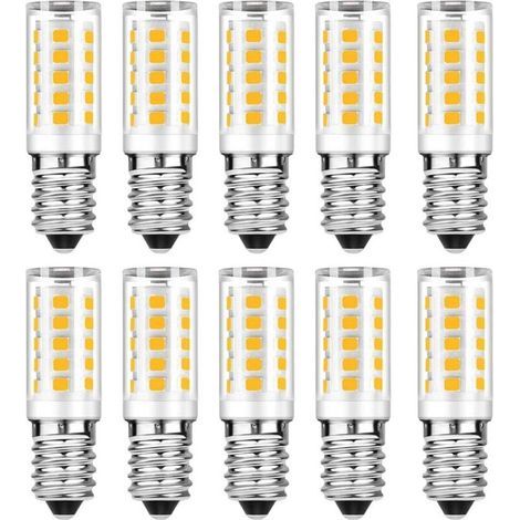 Ampoule LED E14, Blanc Froid 6000K, 5W Equivaut à Ampoule Incandescente 50W, 400LM, Non-Dimmable, Lot de 10 (1/4)