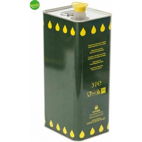 Latta olio lt.5 con tappo
